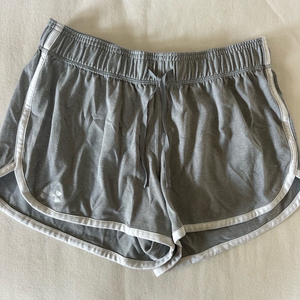 Gray Under Armour Heat Gear Shorts
